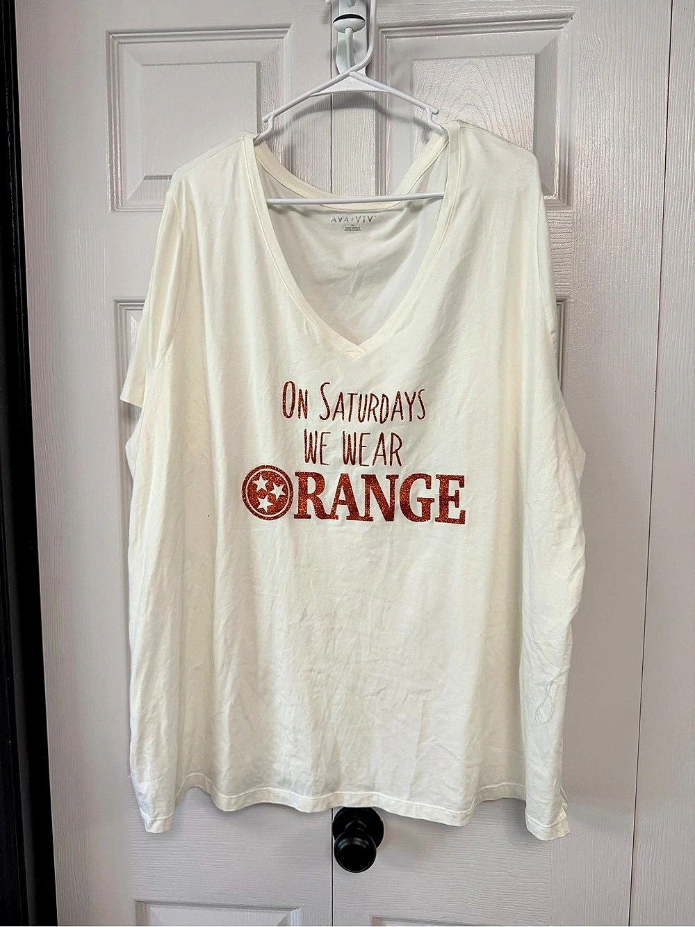 Ava & Viv Graphic Tee “On Saturdays We Wear Orange”